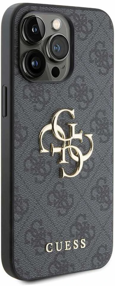 Dėklas GUESS GUHCP15X4GGGR IPHONE 15 PRO MAX 6.7 "GRAY/GRAY HARDCASE 4G BIG METAL LOGO