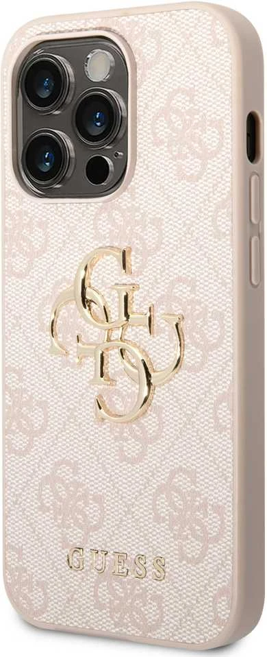 Dėklas GUESS GUHCP15X4GPIPI IPHONE 15 PRO MAX 6.7 "Rožinis/Rožinis HARDCASE 4G BIG METAL LOGO