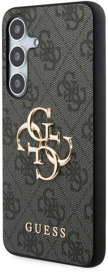 Samsung Galaxy S24 Guess dėklas 4G Big Metal Logo (GUHCS24S4GMGGR) juodos spalvos