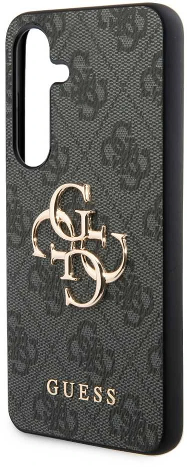 Samsung Galaxy S24 Guess dėklas 4G Big Metal Logo (GUHCS24S4GMGGR) juodos spalvos