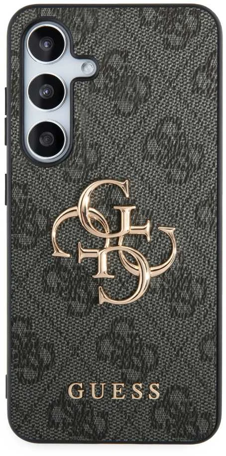 Samsung Galaxy S24 Guess dėklas 4G Big Metal Logo (GUHCS24S4GMGGR) juodos spalvos