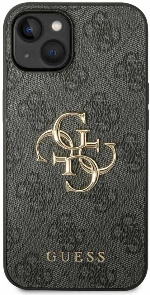 Dėklas GUESS GUHCP15S4GGGR IPHONE 15/14/13 6.1 "GRAY / GRAY HARDCASE 4G BIG METAL LOGO