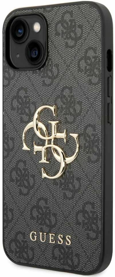 Dėklas GUESS GUHCP15S4GGGR IPHONE 15/14/13 6.1 "GRAY / GRAY HARDCASE 4G BIG METAL LOGO