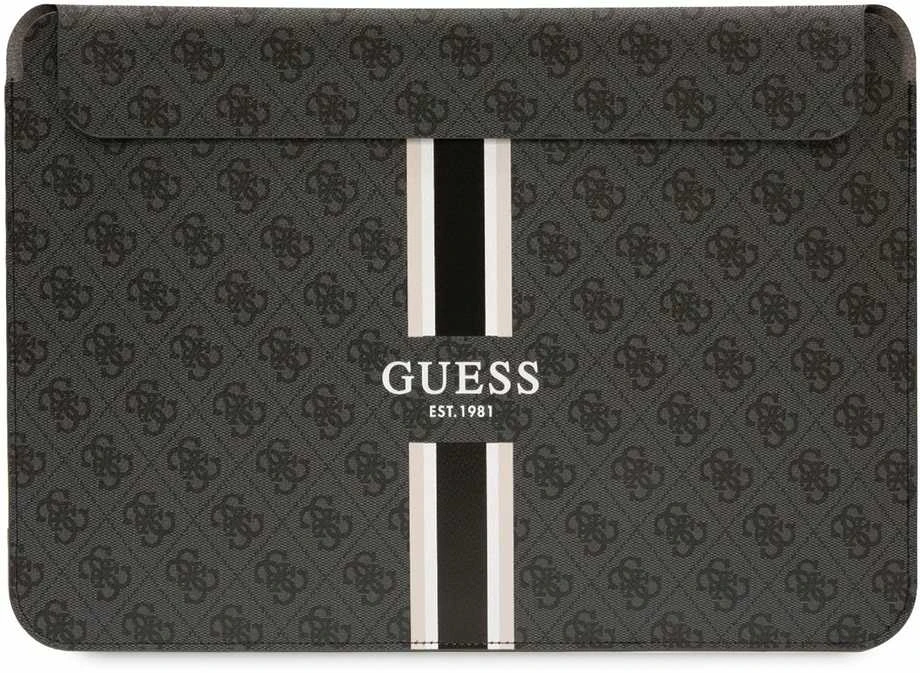 Guess Dėklas kompiuteriui GUCS14P4RPSK 14″ juodos spalvos 4G Printed Stripes