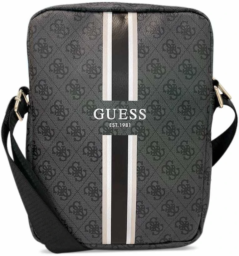 „Guess“ krepšys planšetiniam kompiuteriui 10 GUTB10P4RPSK juodas „4G Stripes“ planšetinio kompiuterio krepšys