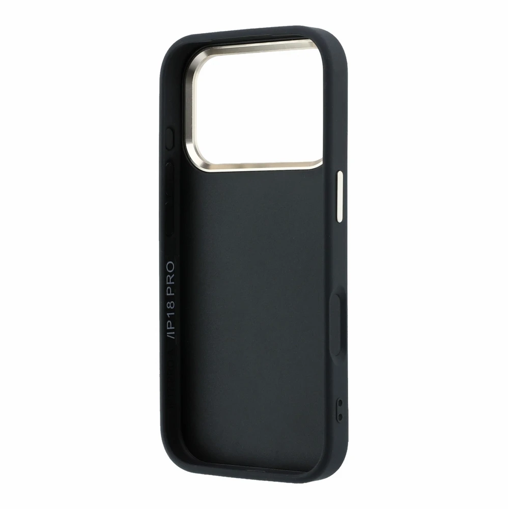 Dėklas Guess 4G & Big Resin Logo skirtas iPhone 18 Pro / iPhone 17 Pro juodas