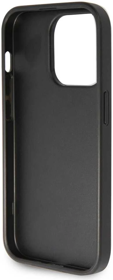 Dėklas GUESS GUHCP15XHG4SGK IPHONE 15 PRO MAX 6.7 "Juodas/Juodas HARDCASE GLITTER SCRIPT BIG 4G