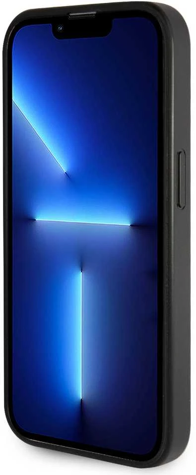 Dėklas GUESS GUHCP15XHG4SGK IPHONE 15 PRO MAX 6.7 "Juodas/Juodas HARDCASE GLITTER SCRIPT BIG 4G