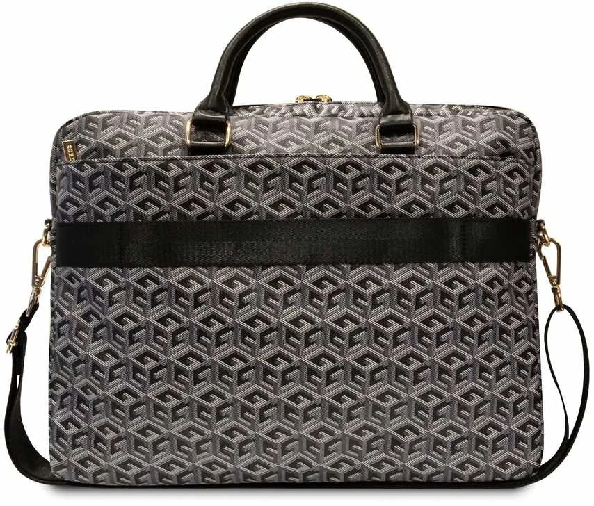 Guess krepšys kompiuteriui GUCB15HGCFSEK 16″juodos spalvos GCube Stripes