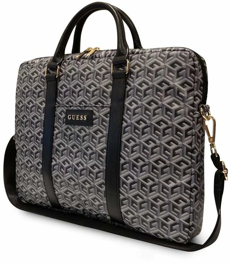 Guess krepšys kompiuteriui GUCB15HGCFSEK 16″juodos spalvos GCube Stripes