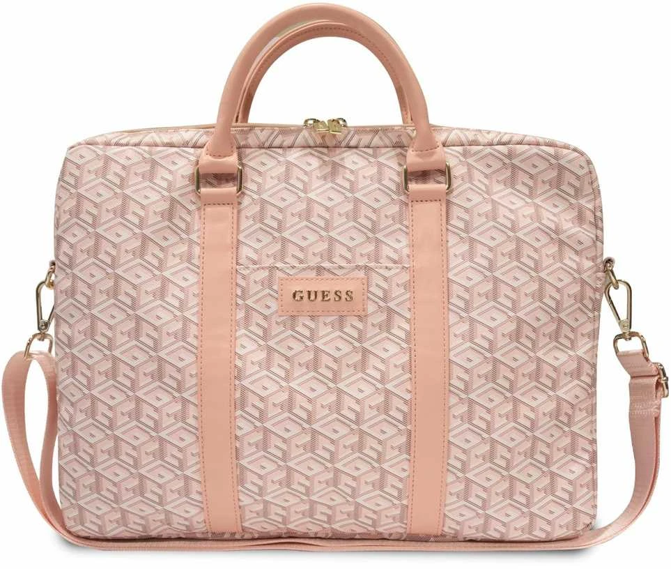 Guess krepšys kompiuteriui GUCB15HGCFSEP 16″rožinės spalvos GCube Stripes
