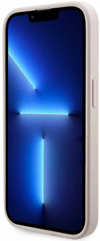 Apple iPhone 14 Pro Guess dėklas GCube Stripes MagSafe (GUHMP14LHGCFSEP) rožinės spalvos