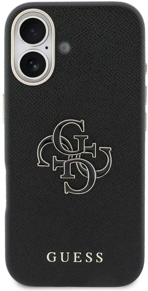 GUESS dėklas IPHONE 17 GUHCP17S5PS4RGGK (PU FW Resin Logo) juodas