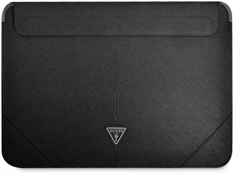 įmautė kompiuteriui Guess Saffiano Triangle Logo (GUCS14PSATLK) juodos spalvos