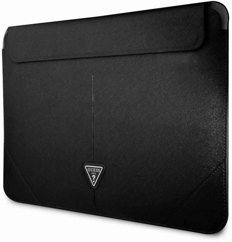 įmautė kompiuteriui Guess Saffiano Triangle Logo (GUCS14PSATLK) juodos spalvos