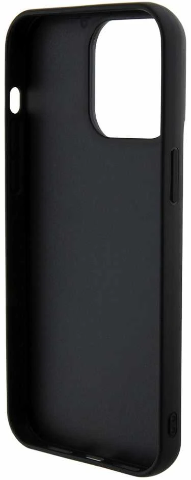 Dėklas GUESS GUHCP15LPSFDGSK IPHONE 15 PRO 6.1 "Juodas/Juodas HARDCASE SEQUIN SCRIPT METAL