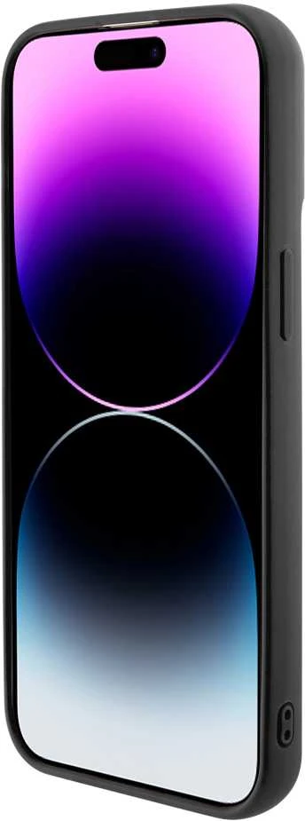 Dėklas GUESS GUHCP15XPSFDGSK IPHONE 15 PRO MAX 6.7 "Juodas/Juodas HARDCASE SEQUIN SCRIPT METAL