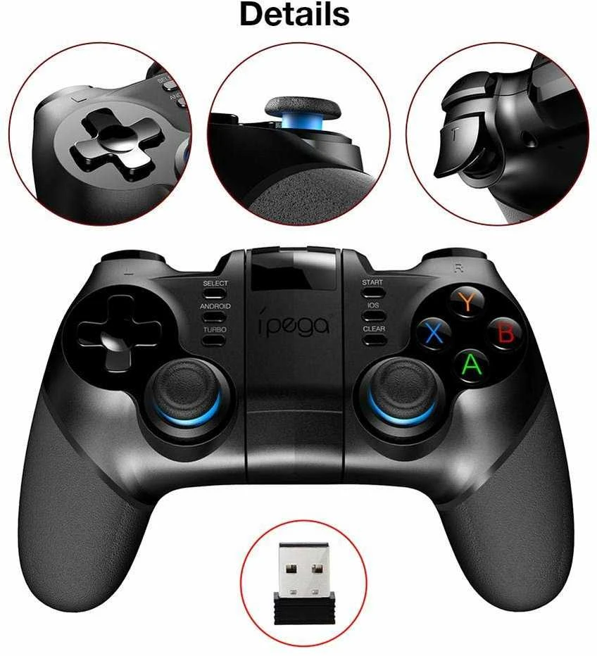 Žaidimų valdiklis Ipega PG-9156 tinkantis Android TV Box, telefonams, Smart TV, Windows, PC