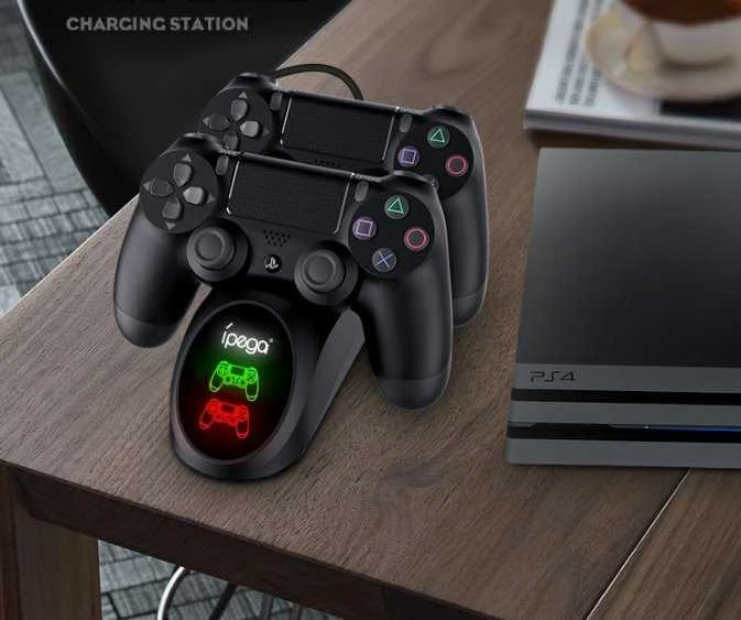 Ipega Dualshock 4 įkrovimo stotelė EXT port