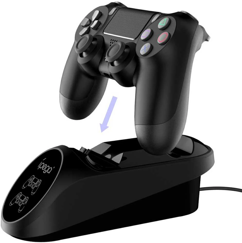 Ipega Dualshock 4 įkrovimo stotelė EXT port