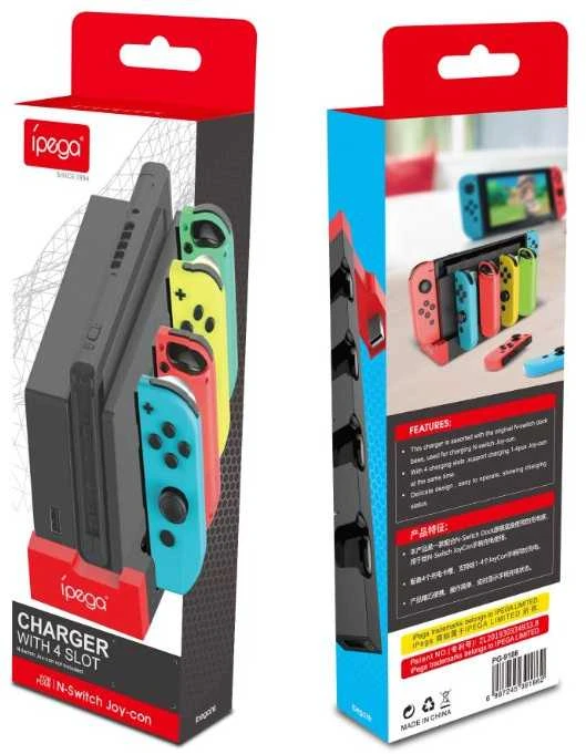 iPega 9186 Charger Dock Pro N-Switch Joy-Con atsarginė kopija