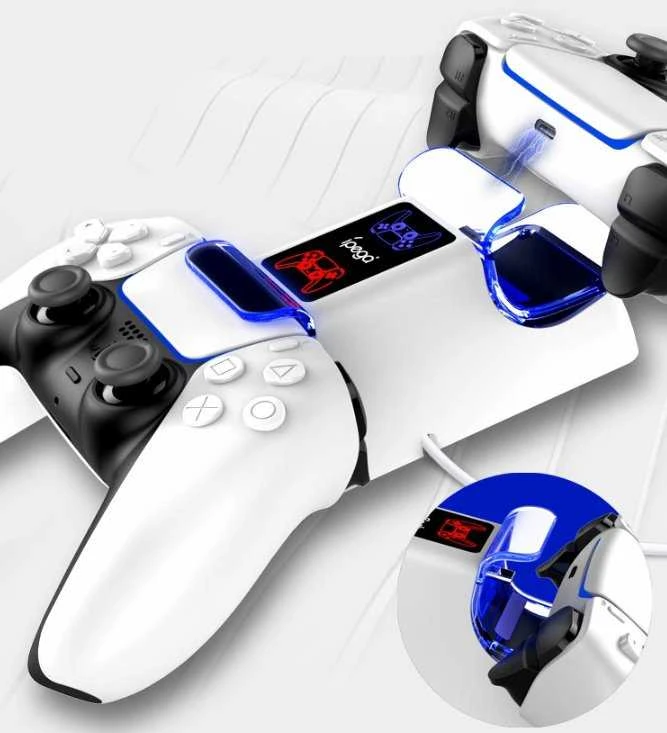 IPEGA P5003 įkrovimo stotelė „PlayStation 5 DualSense“ valdikliui