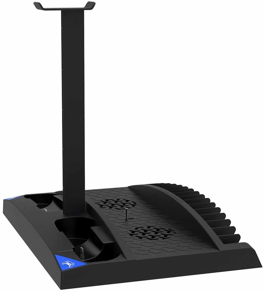 „iPega P5013“ įkroviklis ir aušinimo stotelė PS5 ir PS5 valdikliui, juoda (pažeista pakuotė)