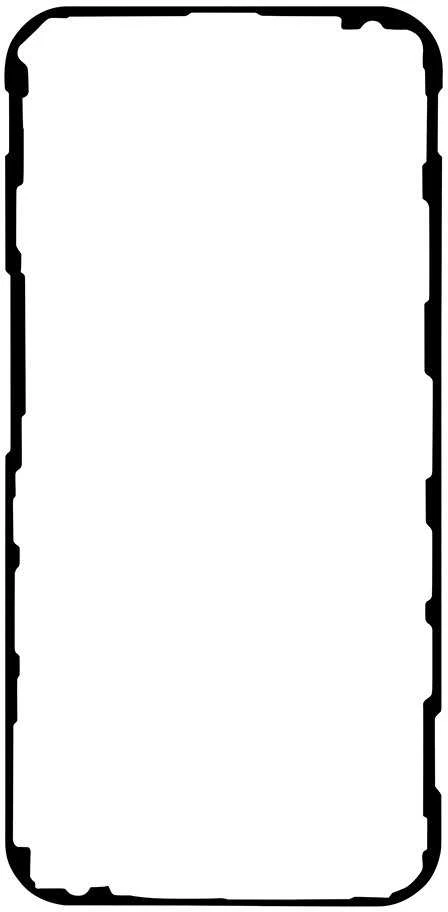Dėklas Iphone Lcd ADHESIVE TAPE FOR LCD IPHONE 12 MINI Juodas