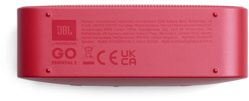 Nešiojama belaidė kolonėlė JBL GO Essential 2, Raudona