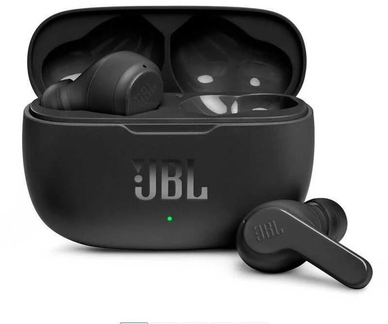 Ausinės JBL Wave 200 TWS, juodos