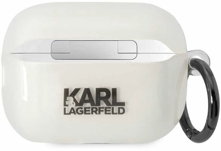 Karl Lagerfeld KLAP2HNCHTCT Airpods Pro 2 (2022/2023) dėklas skaidrus Ikonik Choupette