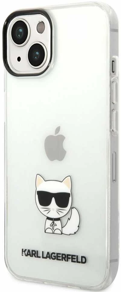 Dėklas Karl Lagerfeld KLHCP14MCTR IPHONE 14 PLUS / 15 PLUS 6.7 "HARDCASE TRANSPARENT / TRANSPARENT CHUPETTE BODY