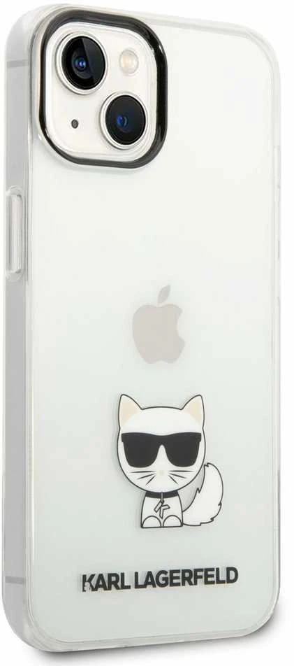 Dėklas Karl Lagerfeld KLHCP14MCTR IPHONE 14 PLUS / 15 PLUS 6.7 "HARDCASE TRANSPARENT / TRANSPARENT CHUPETTE BODY