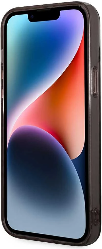 Dėklas Karl Lagerfeld KLHCP14MTGKCK IPHONE 14 PLUS / 15 PLUS 6.7 "HARDCASE JUODA / Juodas GRADIENT IKONIK KARL & CHOUPETTE