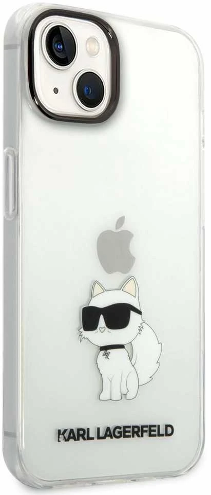 Karl Lagerfeld KLHCP14MHNCHTCT iPhone 14 Plus 6,7" permatomas kietas dėklas IML NFT Choupette
