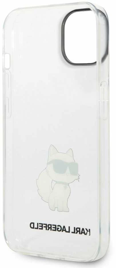 Karl Lagerfeld KLHCP14MHNCHTCT iPhone 14 Plus 6,7" permatomas kietas dėklas IML NFT Choupette