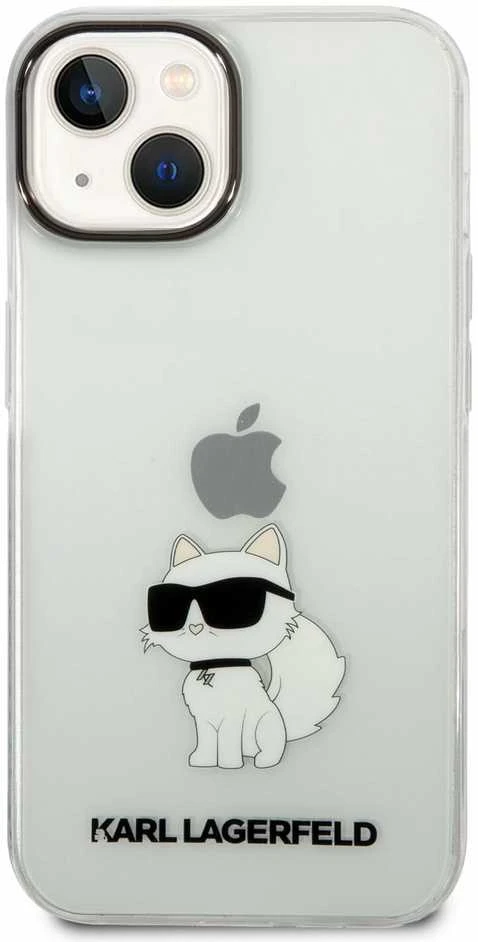 Karl Lagerfeld KLHCP14MHNCHTCT iPhone 14 Plus 6,7" permatomas kietas dėklas IML NFT Choupette