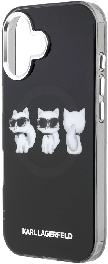 Karl Lagerfeld IML Choupette Trio Watercolor MagSafe dėklas skirtas Apple iPhone 17