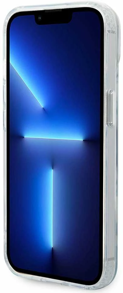 Karl Lagerfeld KLHMP14MHNKCIT Apple iPhone 14 Plus/ 15 Plus 6,7″ kietas dėklas skaidrus Iconic Karl&Choupett