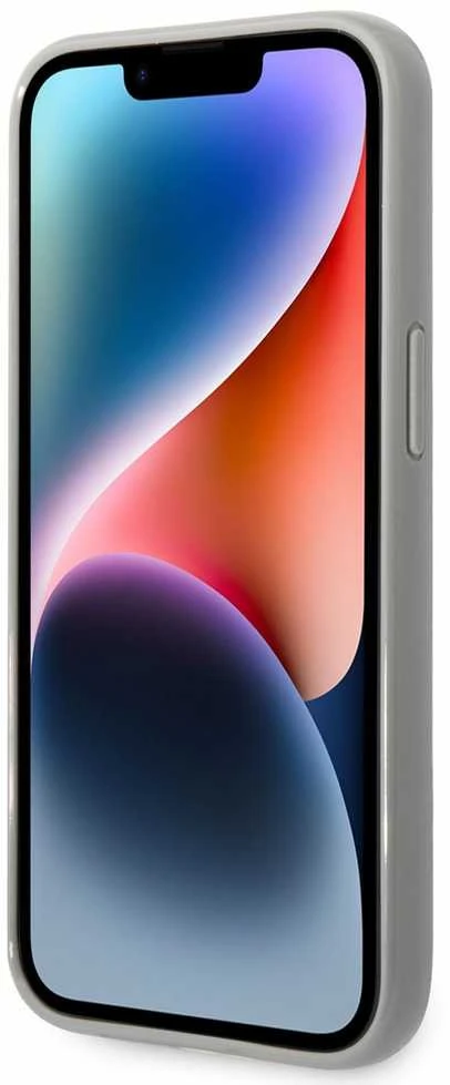 Dėklas Karl Lagerfeld KLHCP14MLGMMSV3 iPhone 14 Plus 6,7" hardcase sidabrinė/sidabrinis Monogram Iridescent