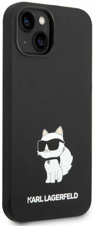 Karl Lagerfeld dėklas iPhone 14 Plus 6,7 KLHCP14MSNCHBCK juodas HC Silicone NFT Choupette
