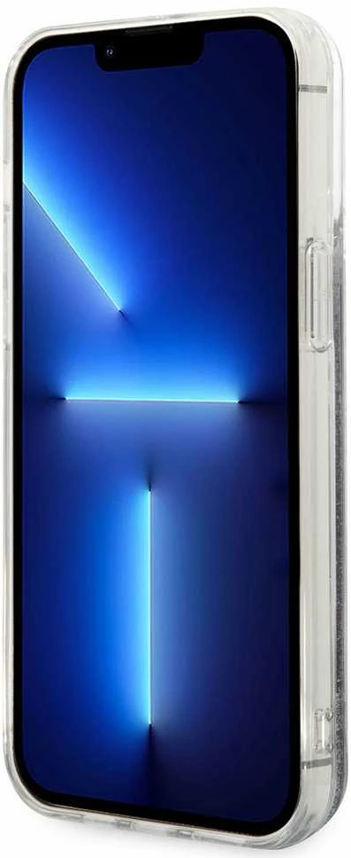 Karl Lagerfeld KLHCP14XLMNMK Apple iPhone 14 Pro Max 6,7″ kietas dėklas juodos spalvos Liquid Glitter Monogram