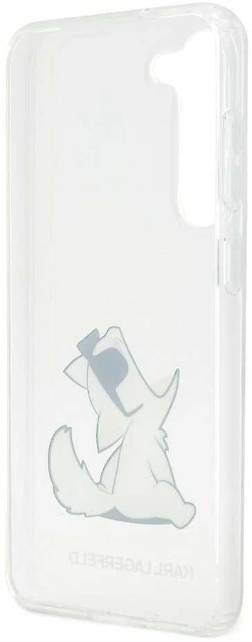 Karl Lagerfeld KLHCS23MCFNRC S23+ S916 skaidrus kietas dėklas Choupette Fun