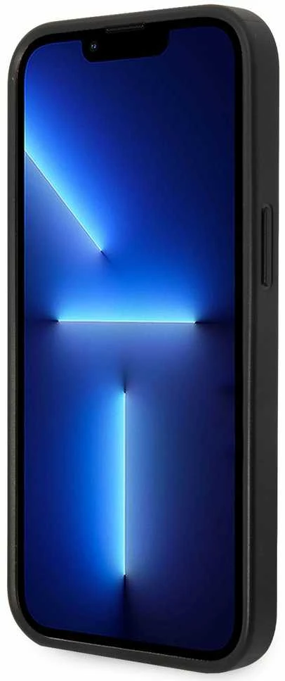 Dėklas Karl Lagerfeld KLHCP14MSAPCHK IPHONE 14 PLUS / 15 PLUS 6.7 "HARDCASE JUODA / Juodas SAFFIANO CHOUPETTE HEAD PATCH