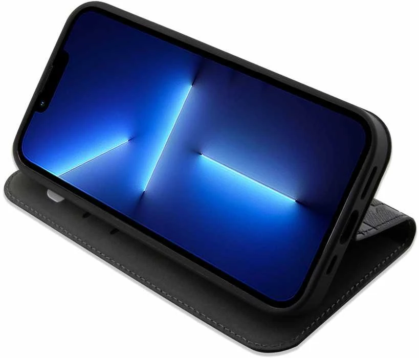 Dėklas Karl Lagerfeld KLBKP14XSAKLHPK IPHONE 14 PRO MAX 6.7 "BOOKCASE Juodas/Juodas SAFFIANO MONOGRAM