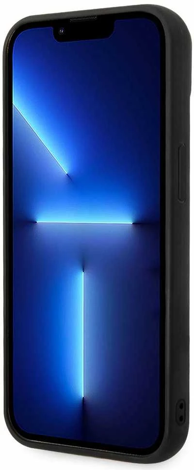 Dėklas Karl Lagerfeld KLHCP14MPSQPK IPHONE 14 PLUS / 15 PLUS 6.7 "HARDCASE JUODA / Juodas PUFFY IKONIK PIN