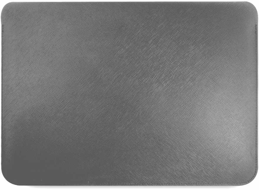 Karl Lagerfeld Dėklas kompiuteriui KLCS14PISFG 13/14″ sidabro spalvos Saffiano Ikonik Karl