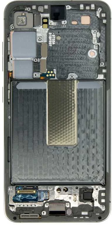 LCD ekranas + jutiklinis blokas + priekinis dangtelis „Samsung S911 Galaxy S23 Žalias“ (pakeitimų paketas)