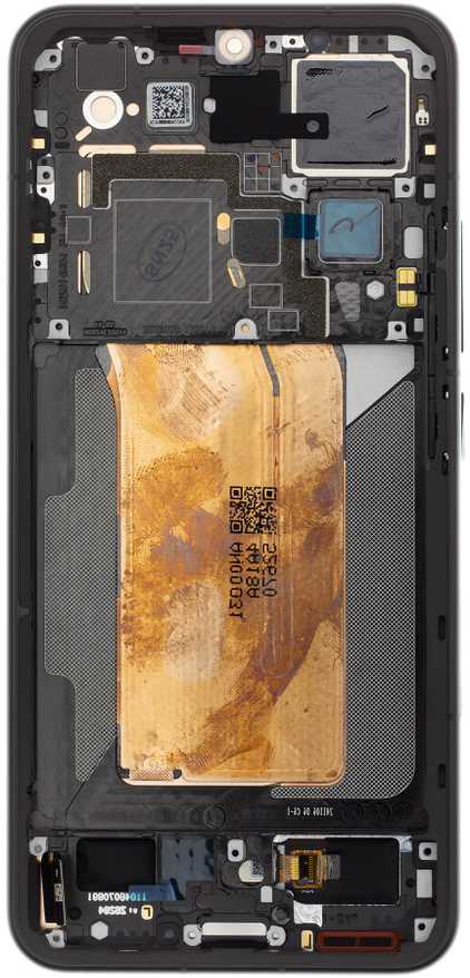 Dėklas LCD ekranas + lietimui jautrus skydelis + priekinis dangtelis, skirtas „Xiaomi 15 5G“ (juodas) (su aptarnavimo paketu)