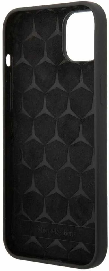 Mercedes MEHCP14MSILBK Apple iPhone 14 Plus / 15 Plus 6.7″ juodos spalvos kietas dėklas Silicone Line